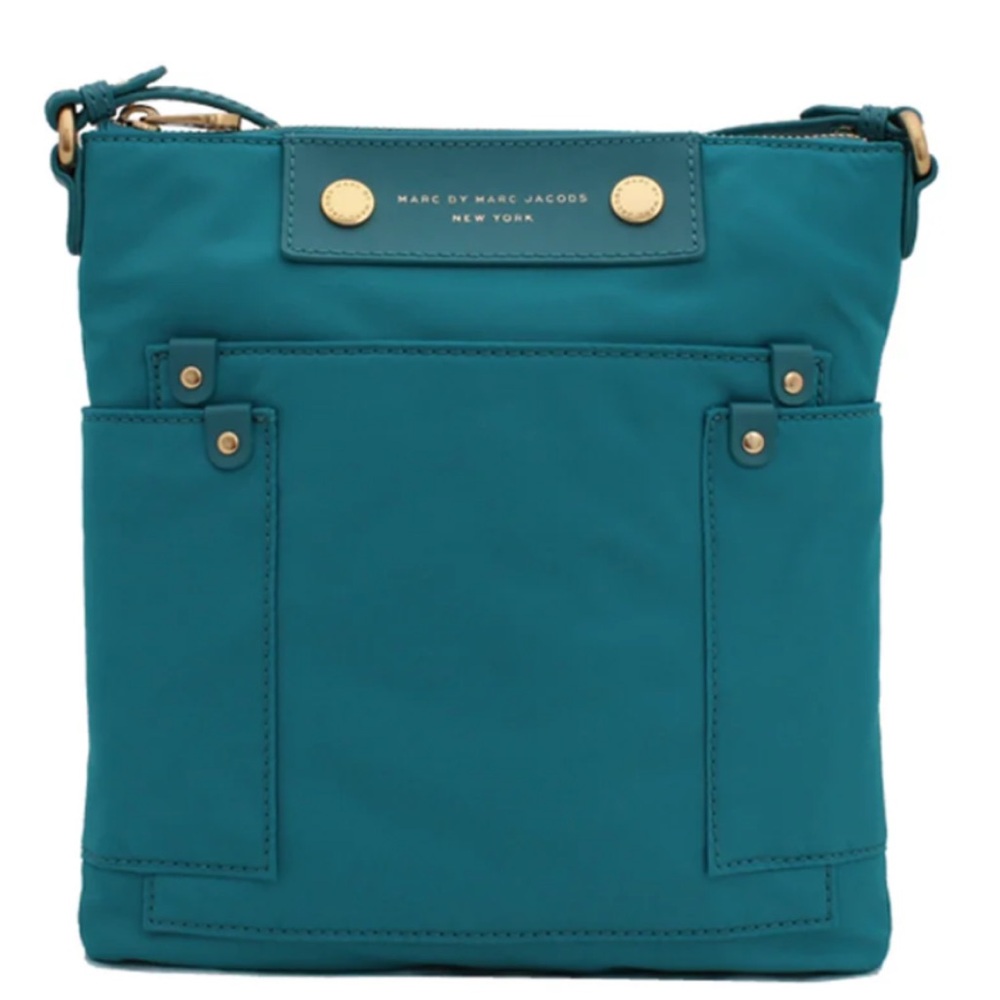 NEW Marc Jacobs Sia Crossbody Bag, teal, adjustable strap